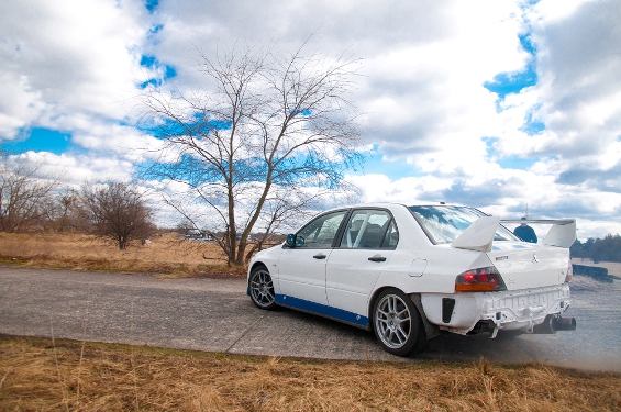 lancer evo ix trening oponeo