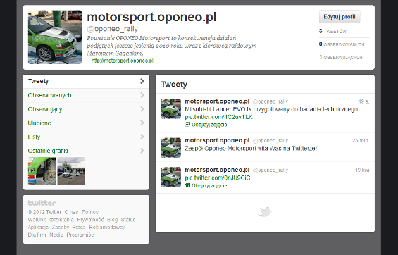 oponeo motorsport tiwtter