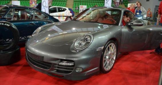 porsche 911 997 turbo s auto show 2012