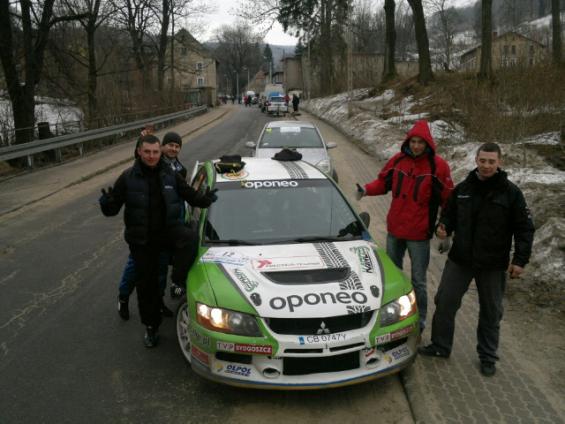 rajd swidnicki 2013 mitsubishi lancer oponeo